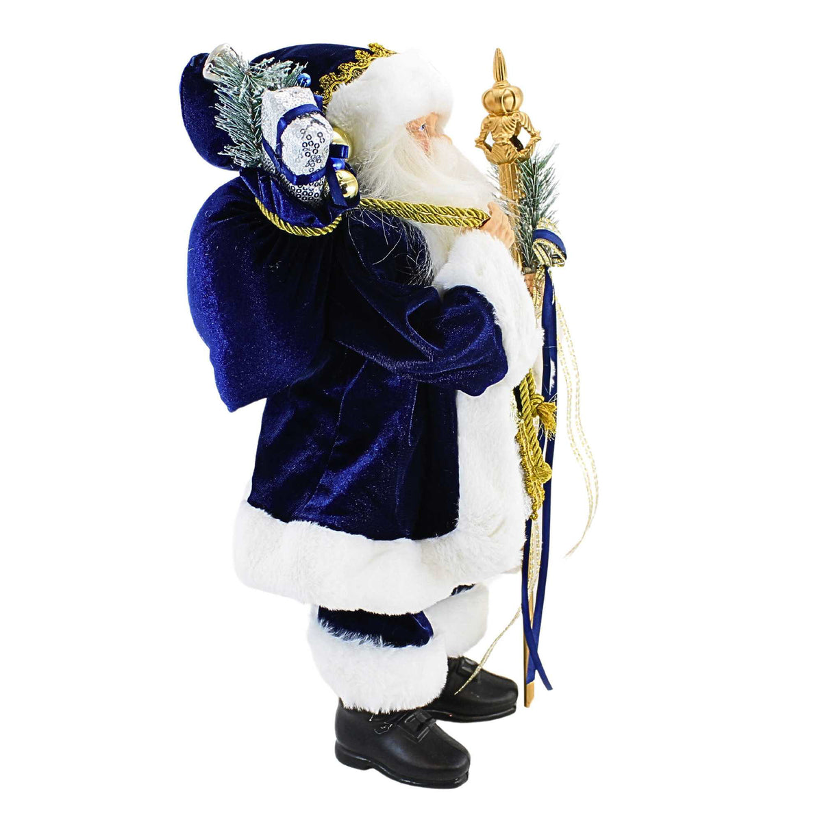 Roman Santa In Navy And Gold - - SBKGifts.com