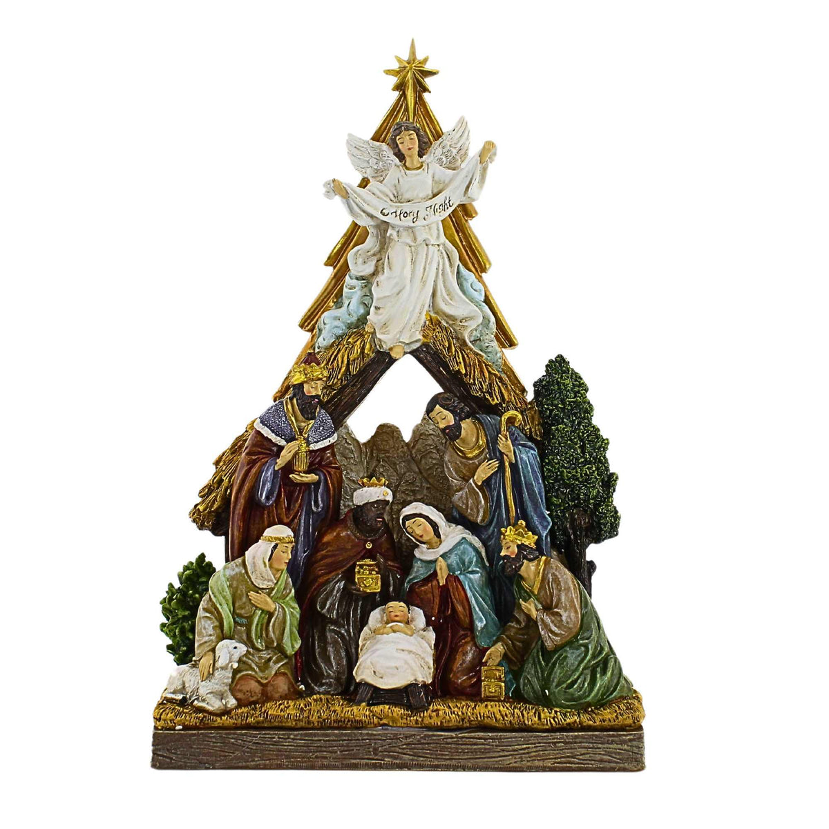 62656 Nativity Pyramid With Star 137301