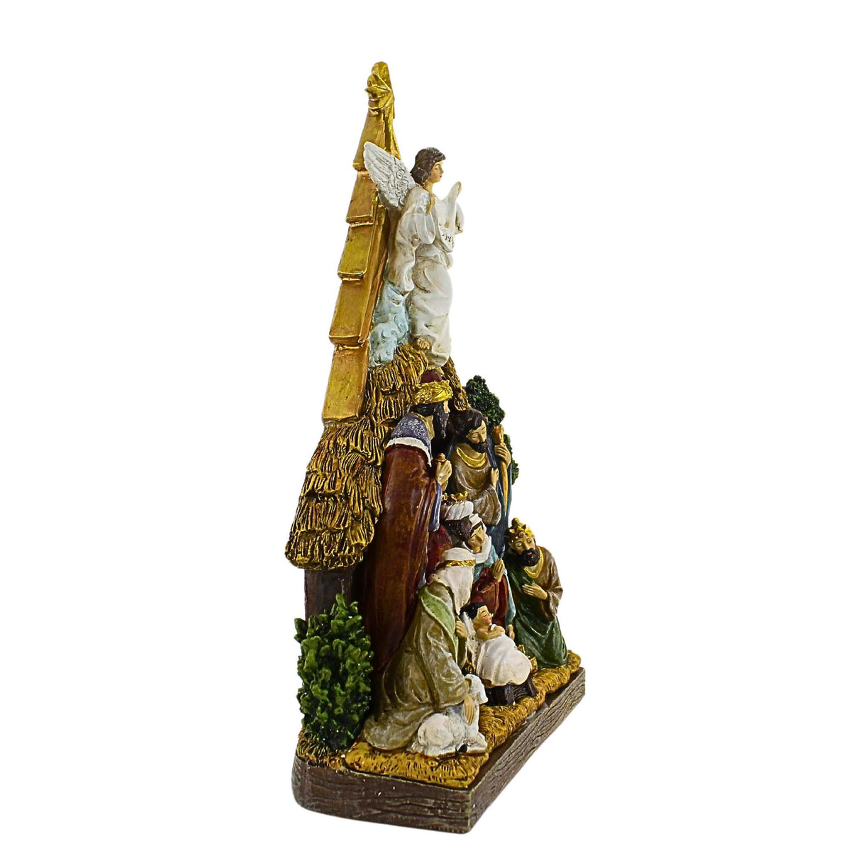 Roman Nativity Pyramid With Star - - SBKGifts.com