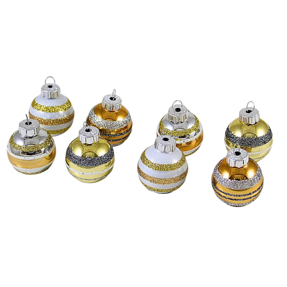 Radko Golden Rood Christopher Radko Company 1.50In Golden Rounds, Glass, Shiny Brite ...