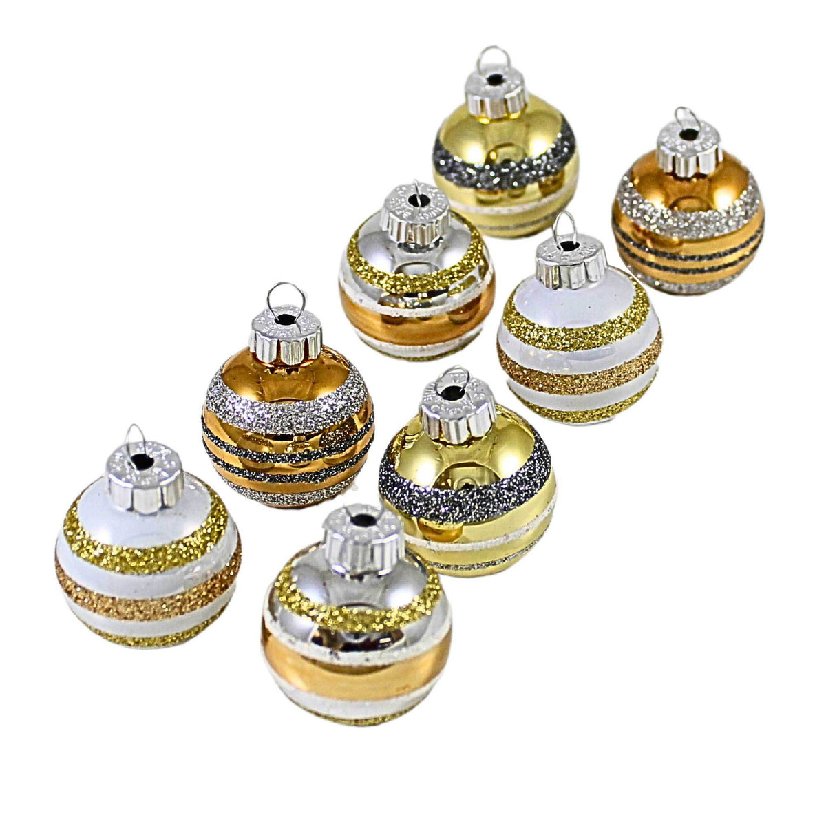 Radko Golden Rood Christopher Radko Company 1.50In Golden Rounds, Glass, Shiny Brite ...