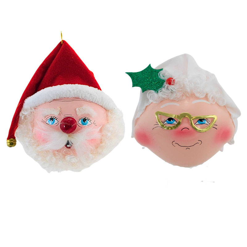 (62706) Mr. & Mrs. Claus Heads