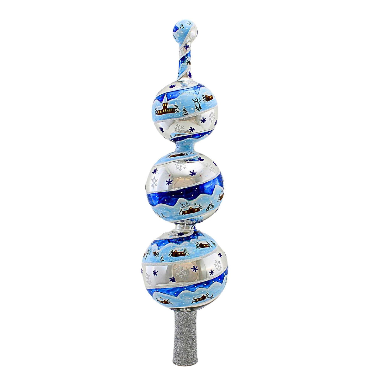 (62724) Tree Topper With Winter Landscape