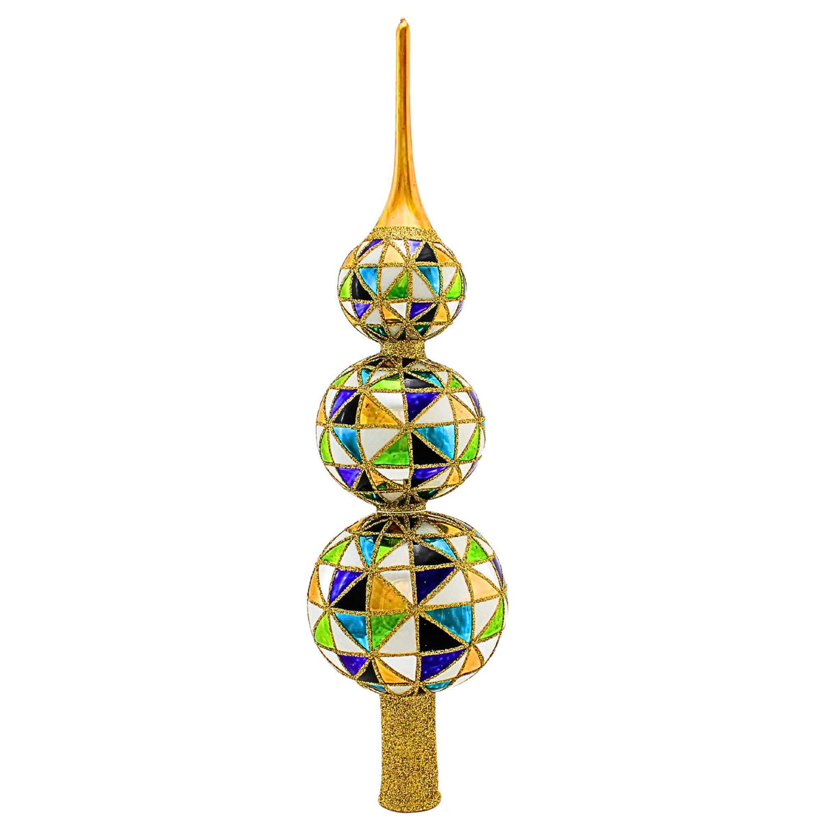 (62725) Tree Topper With Triangles
