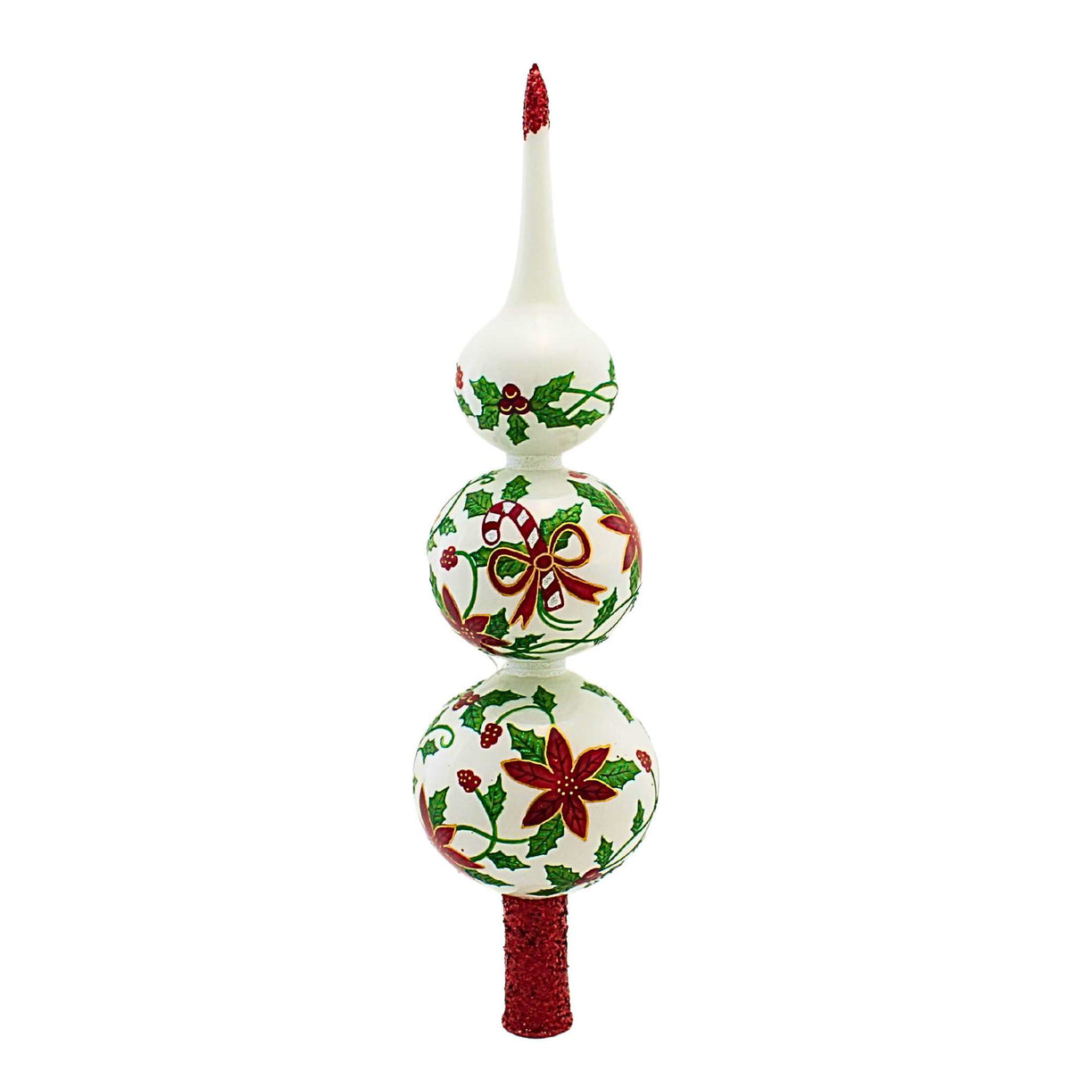 (62730) Poinesettias Tree Topper