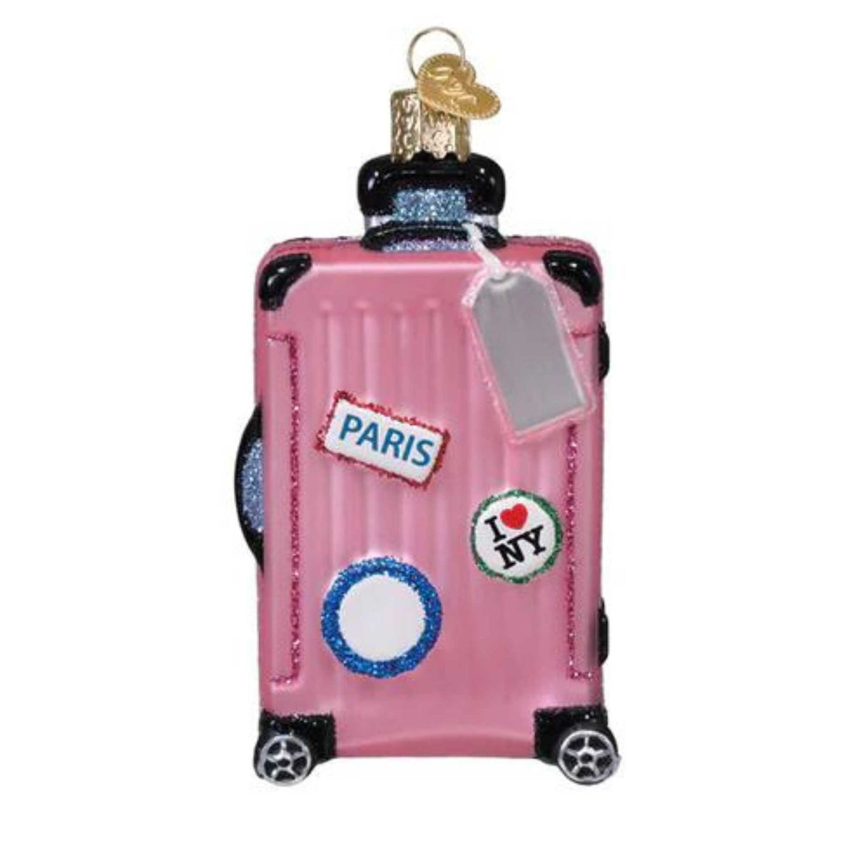 (62736) Pink Rolling Suitcase