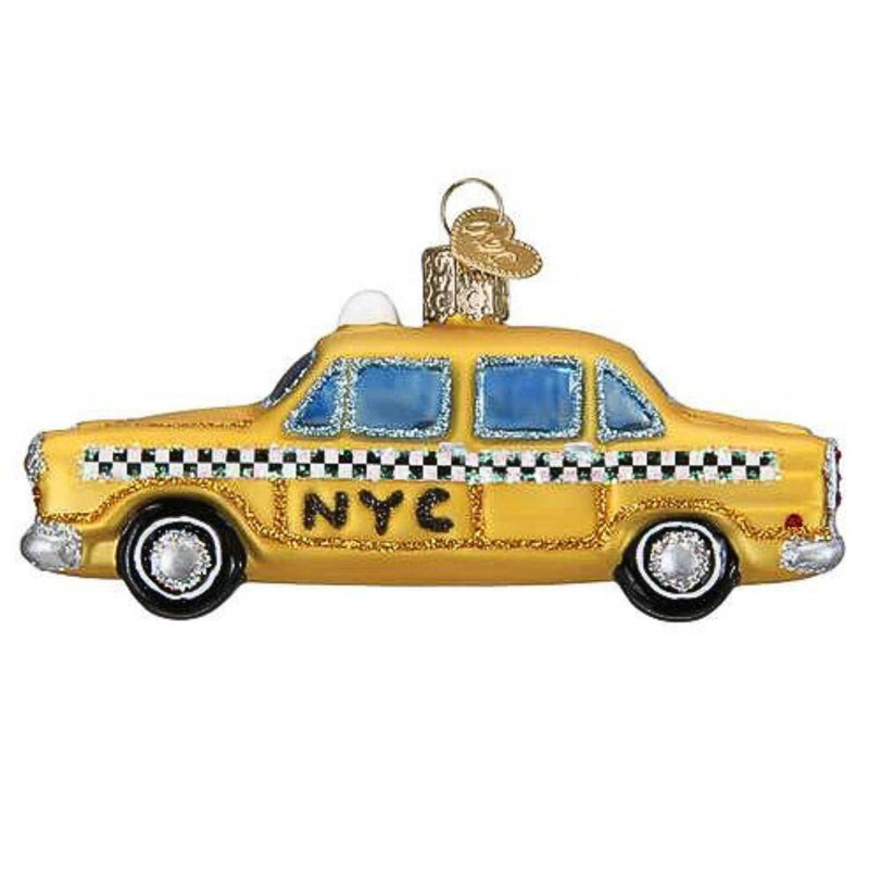 Old World Christmas Nyc Taxi - - SBKGifts.com