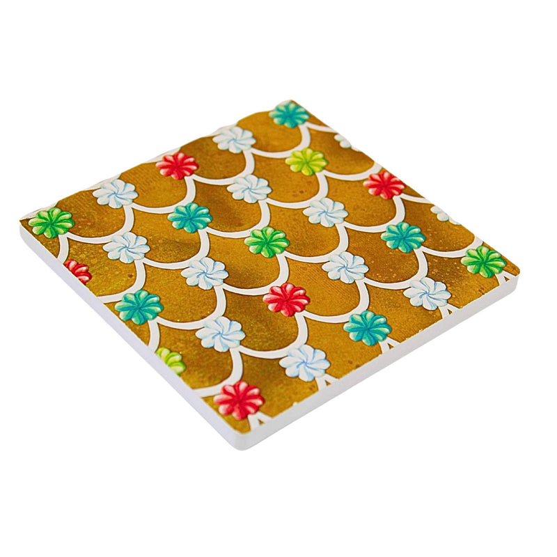 Coasterstone Gingerbread Rooftop Coaster - - SBKGifts.com