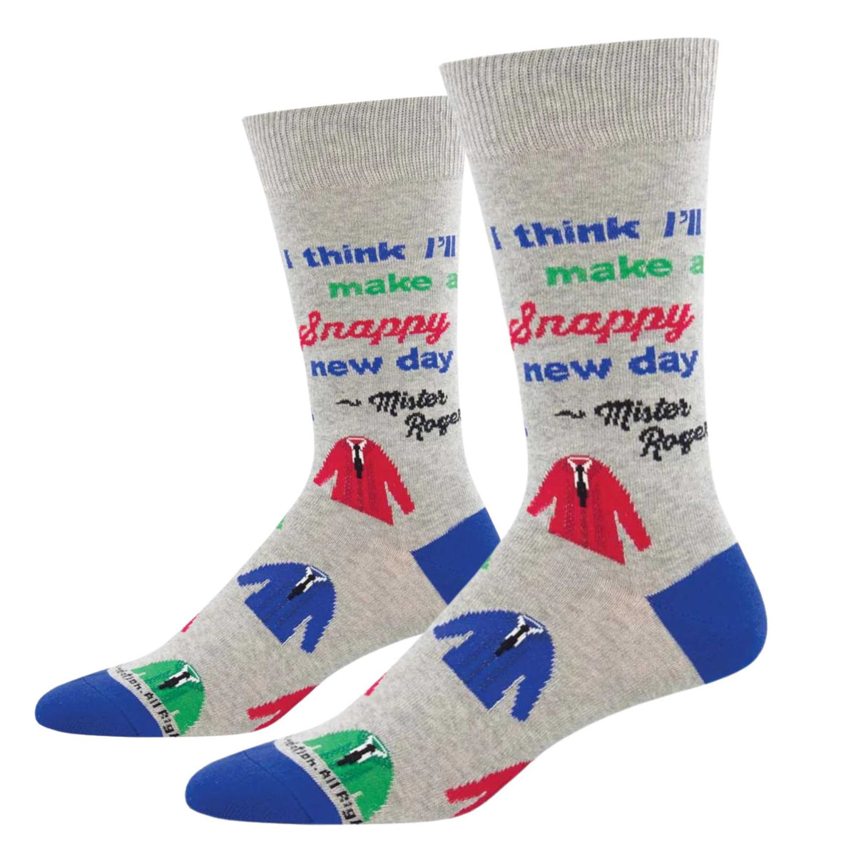 (62900) Snappy Dresser Heather Gray Socks