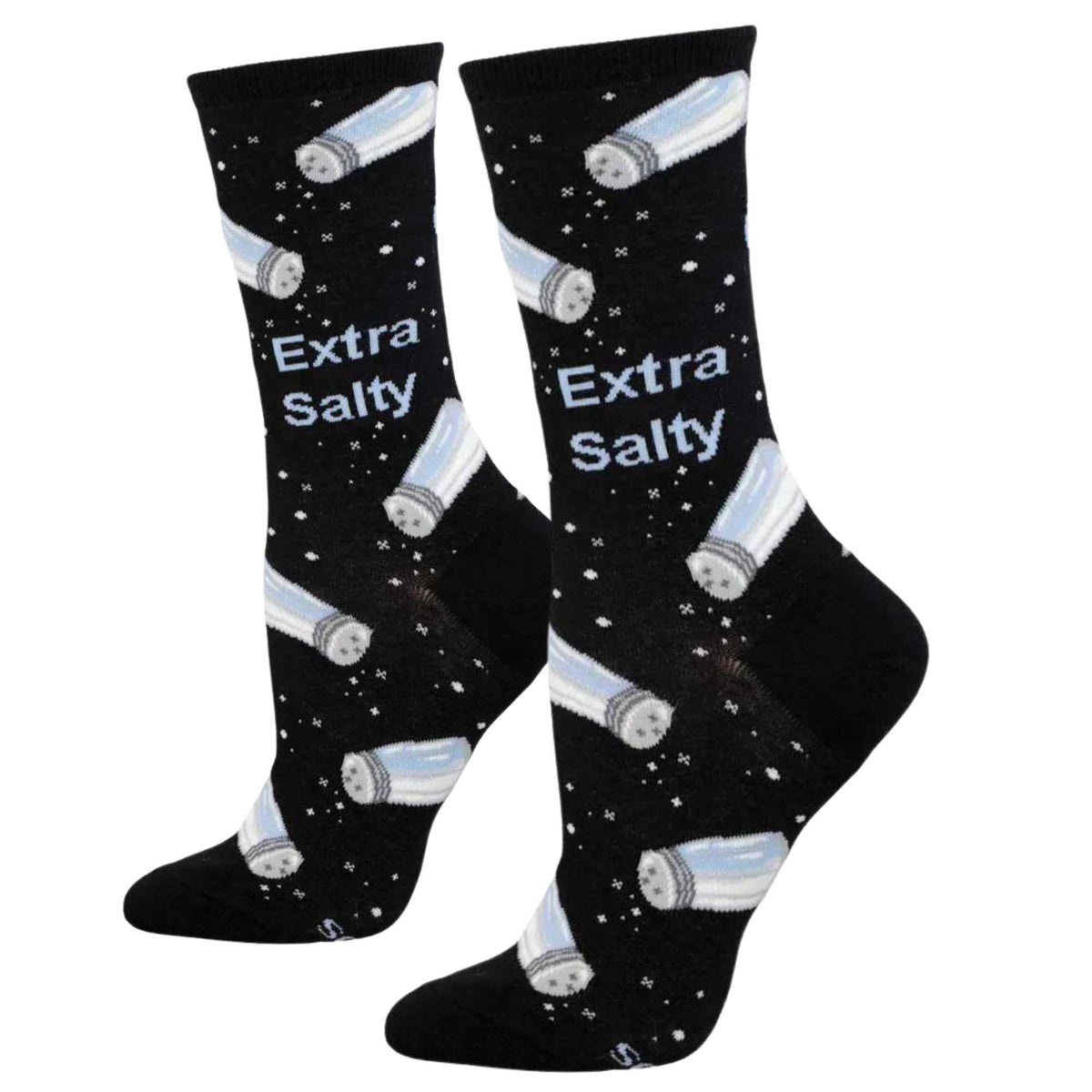 (62902) Extra Salty Black Socks