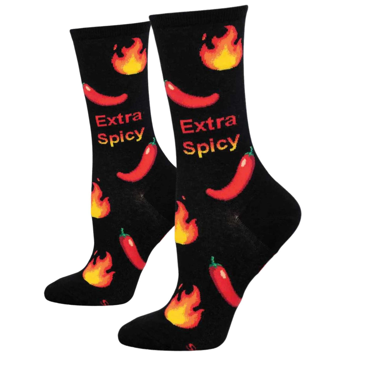 (62903) Extra Spicy Black Socks