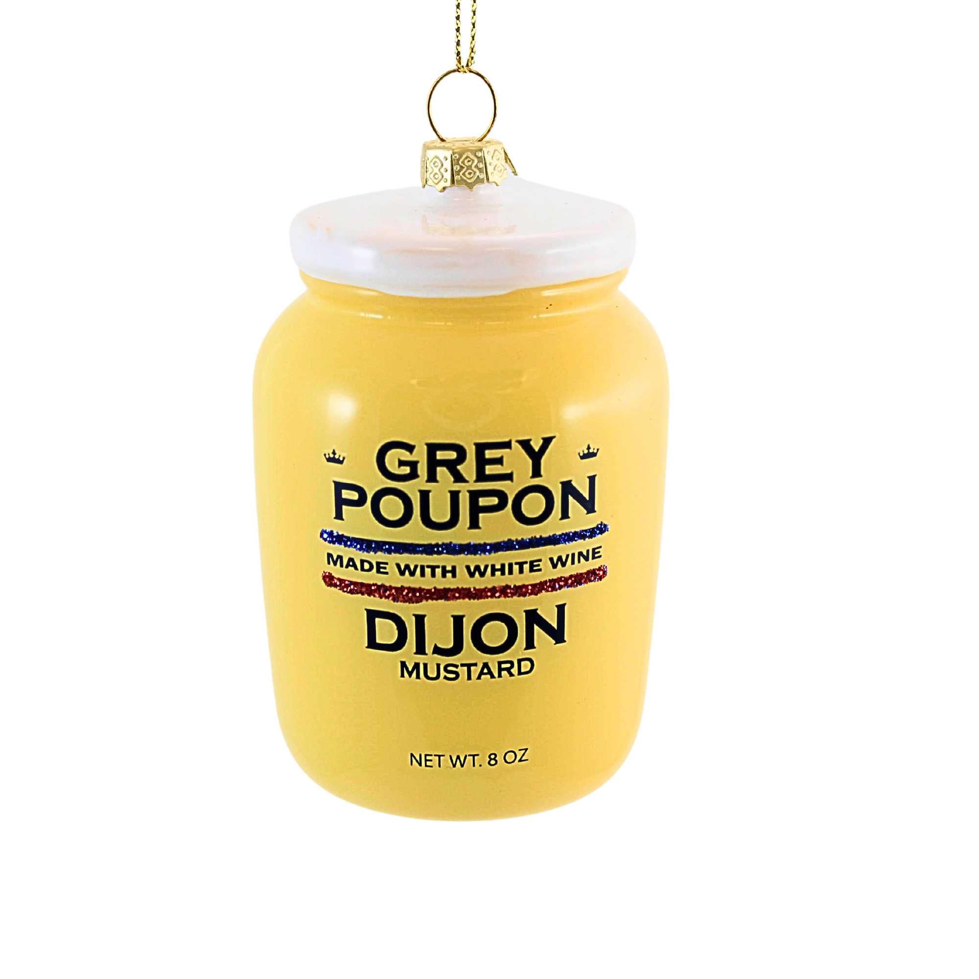 Cody Foster 3.00In Dijon Mustard, Glass, Ornament Condiment