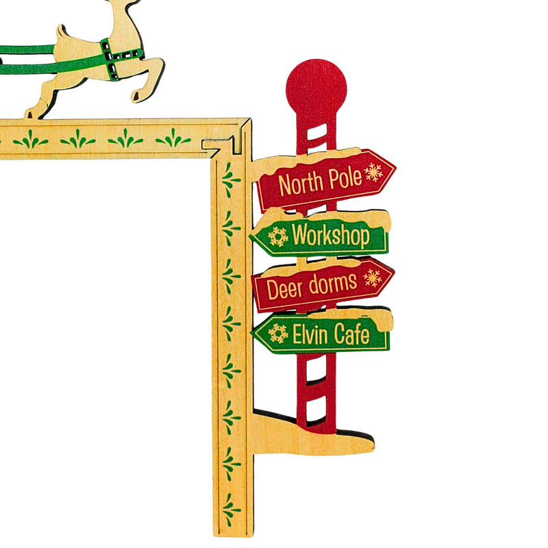 Roman Santa Door Frame Decor - - SBKGifts.com