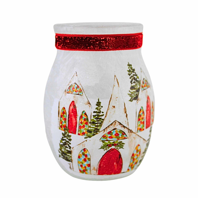 Stony Creek Christmas Chapel Pre-Lit Small Jar - - SBKGifts.com