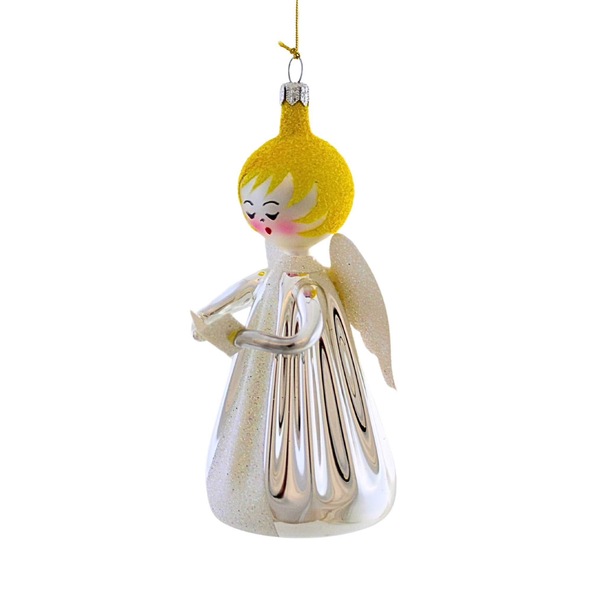 De Carlini Italian Ornaments 5.25In Hark! The Herald Angel Sings