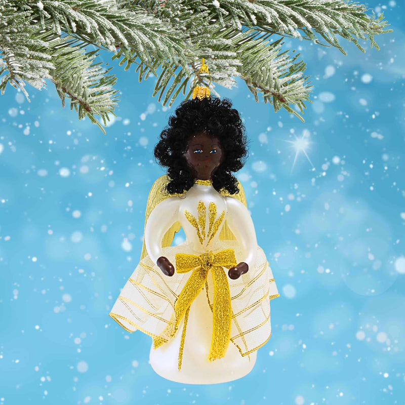 De Carlini Italian Ornaments Blessed Angel - - SBKGifts.com