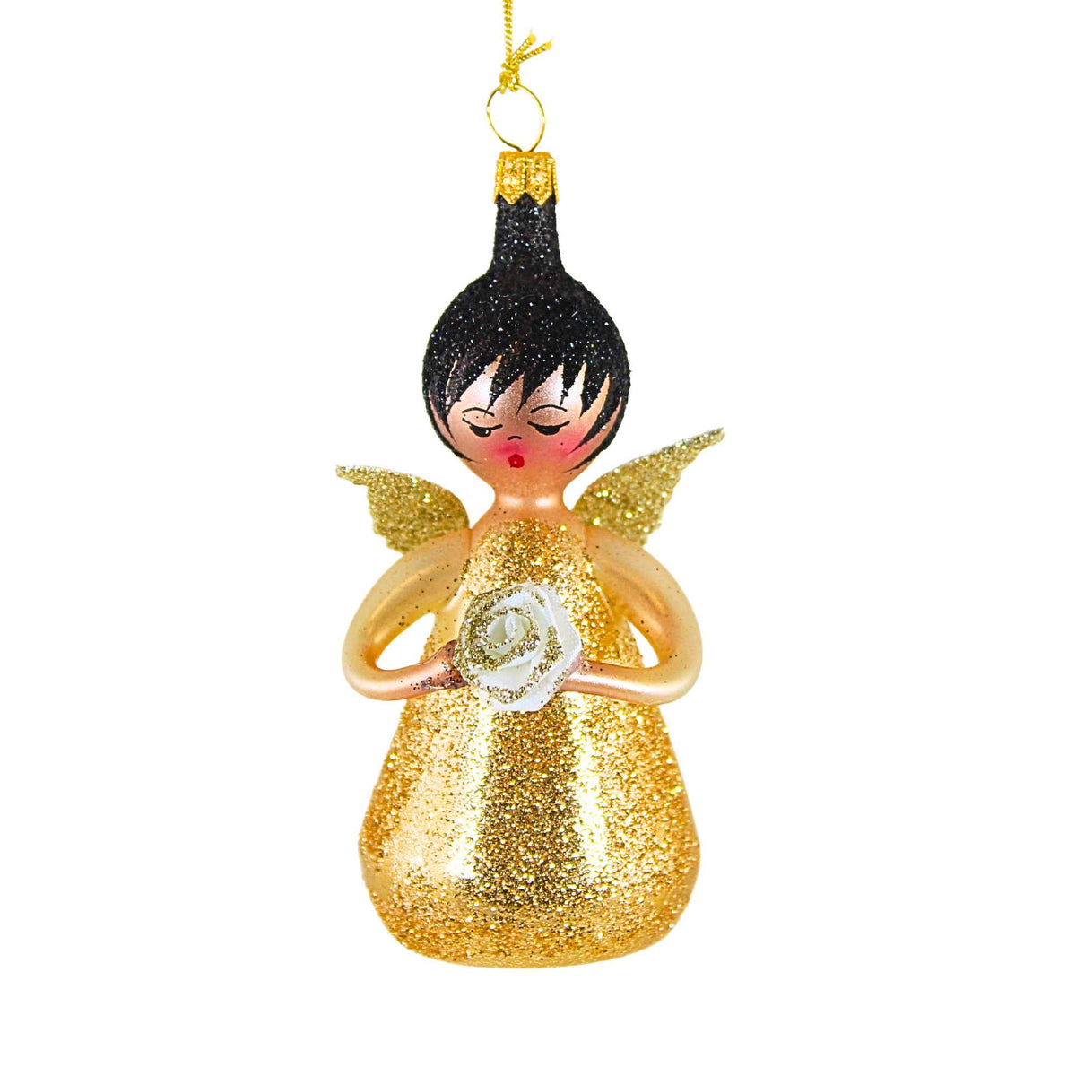 (63053) Gold Angel With Flower