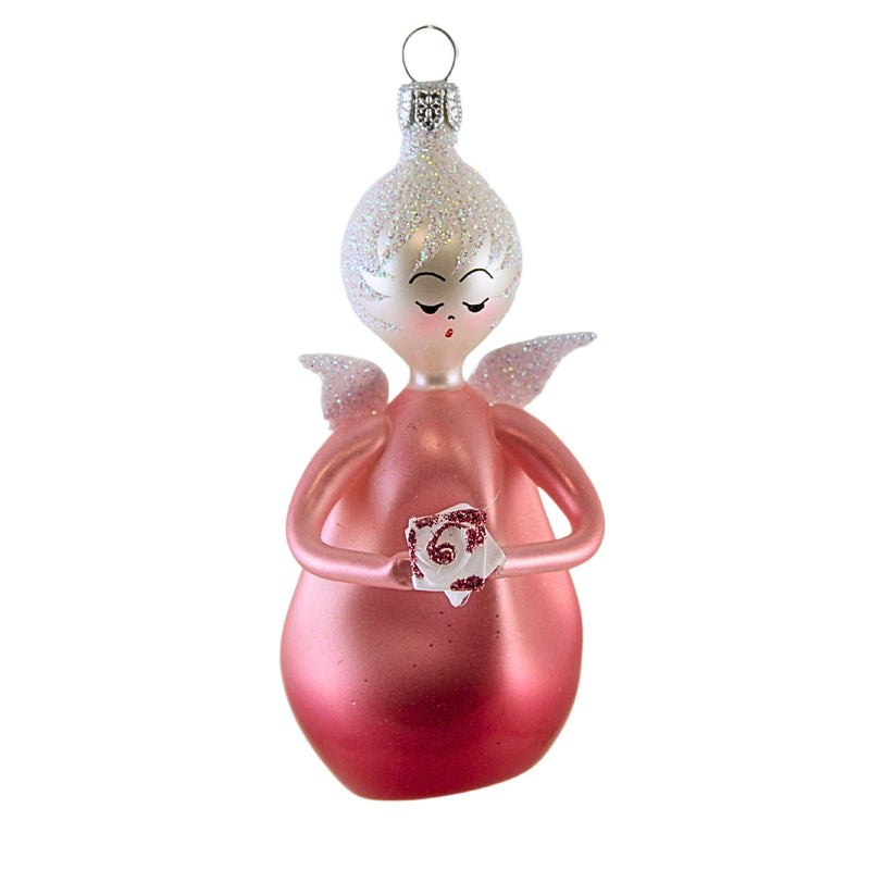 (63060) Pink Ombre Angel With Flower