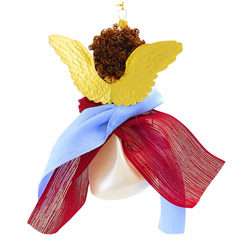 De Carlini Italian Ornaments Nativity Angel With Myrrh - - SBKGifts.com