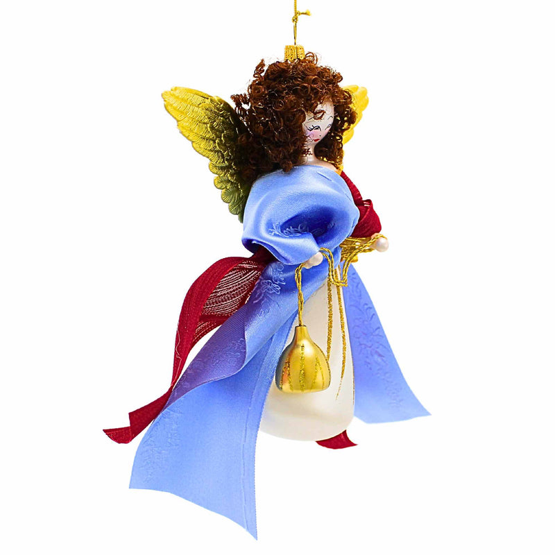 De Carlini Italian Ornaments Nativity Angel With Myrrh - - SBKGifts.com
