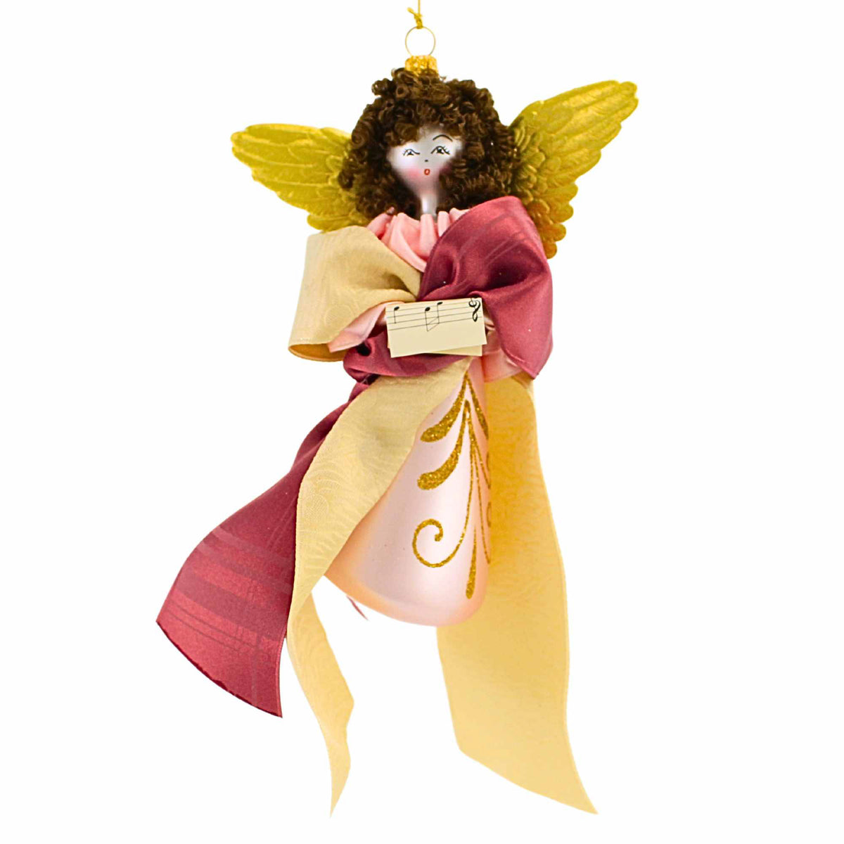 (63071) Pink Nativity Angel With Music