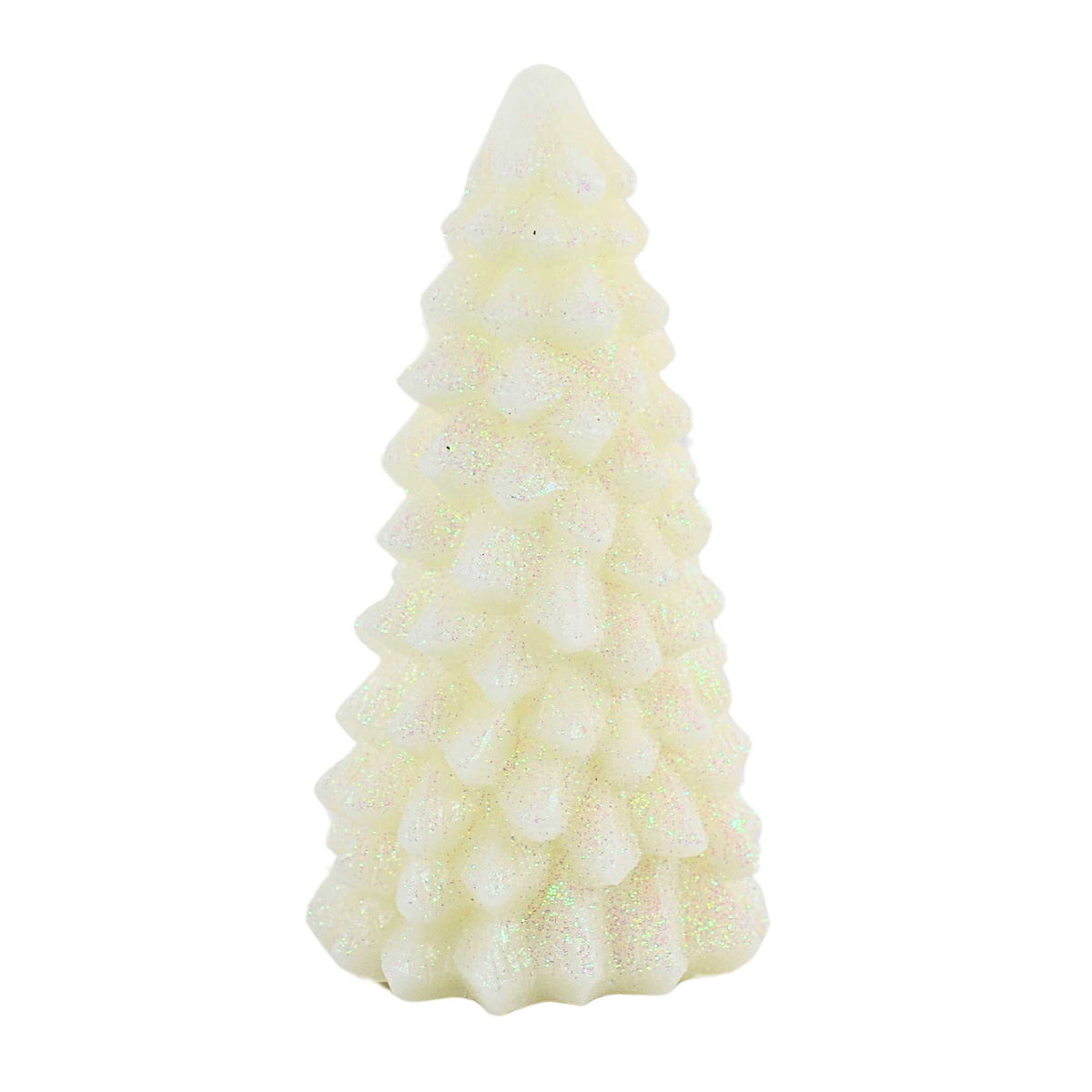 (63179) Snowy Pine Tree  Led Candle