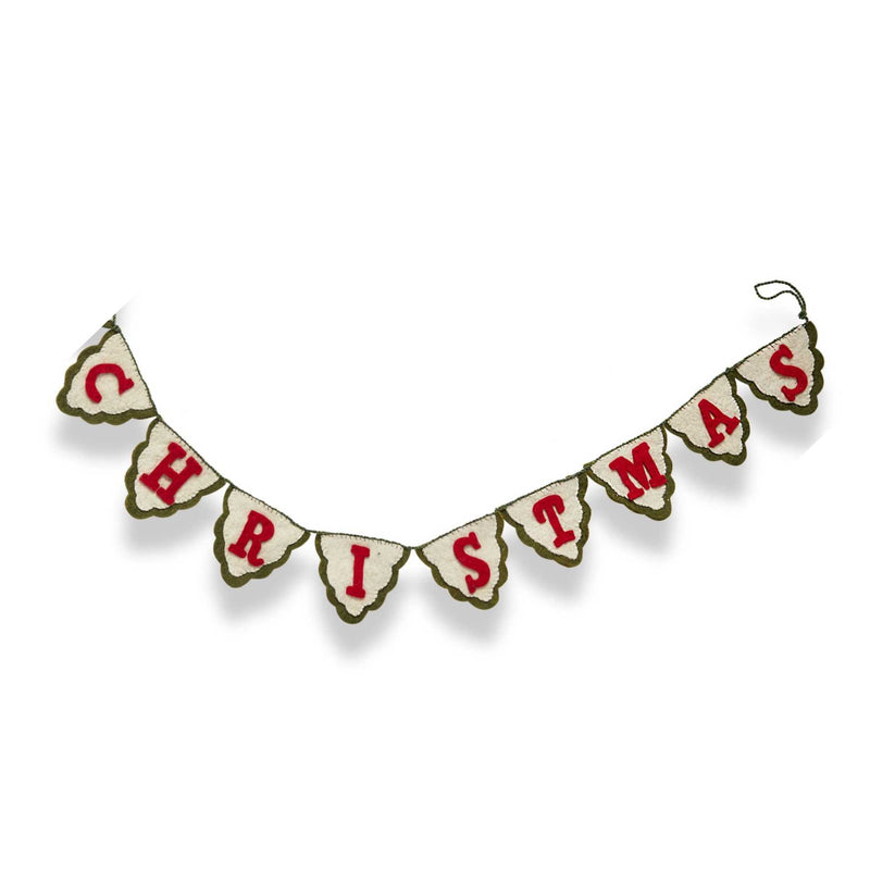 Tag Merry Christmas Applique Banner - - SBKGifts.com