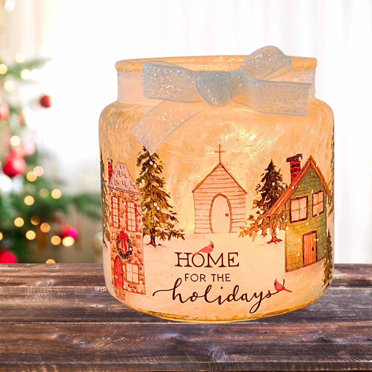 Stony Creek Home For The Holidays Pre-Lit Jar - - SBKGifts.com