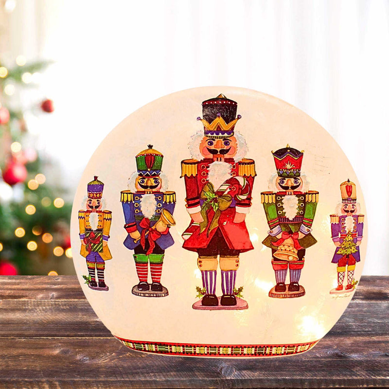 Stony Creek Nutcrackers Pre-Lit Large Orb - - SBKGifts.com