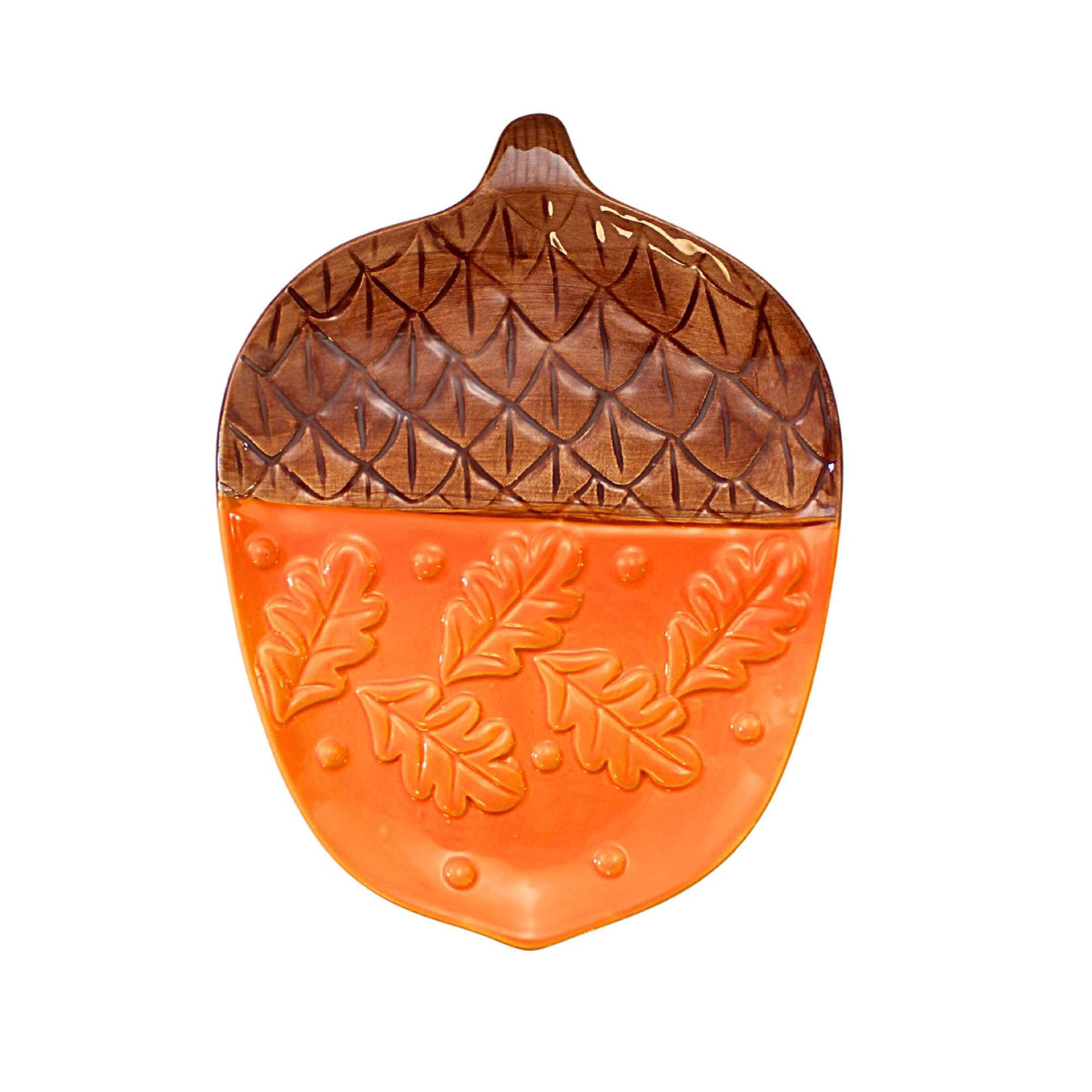 (63221) Patterned Acorn Plate