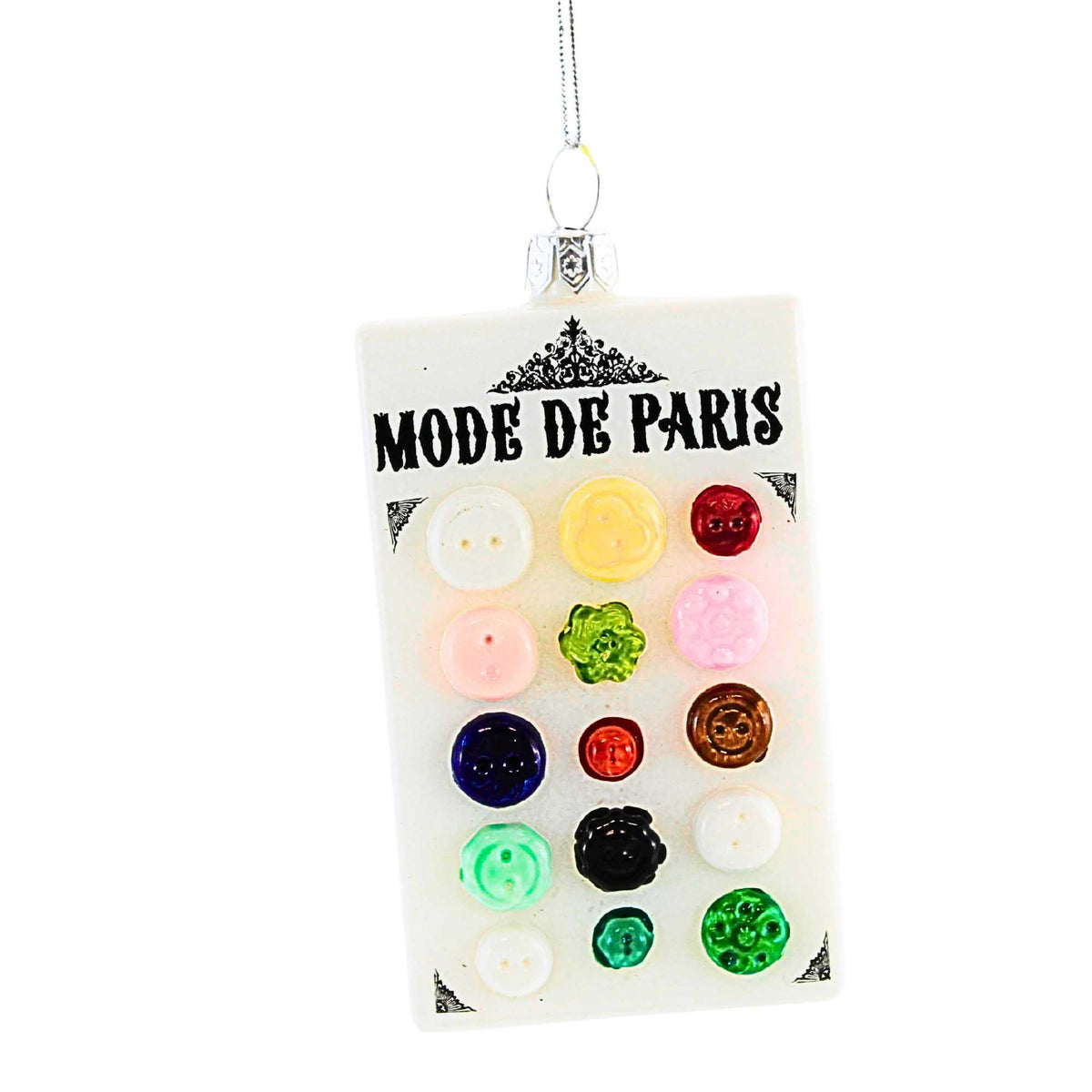 (63248) Button Card Ornament