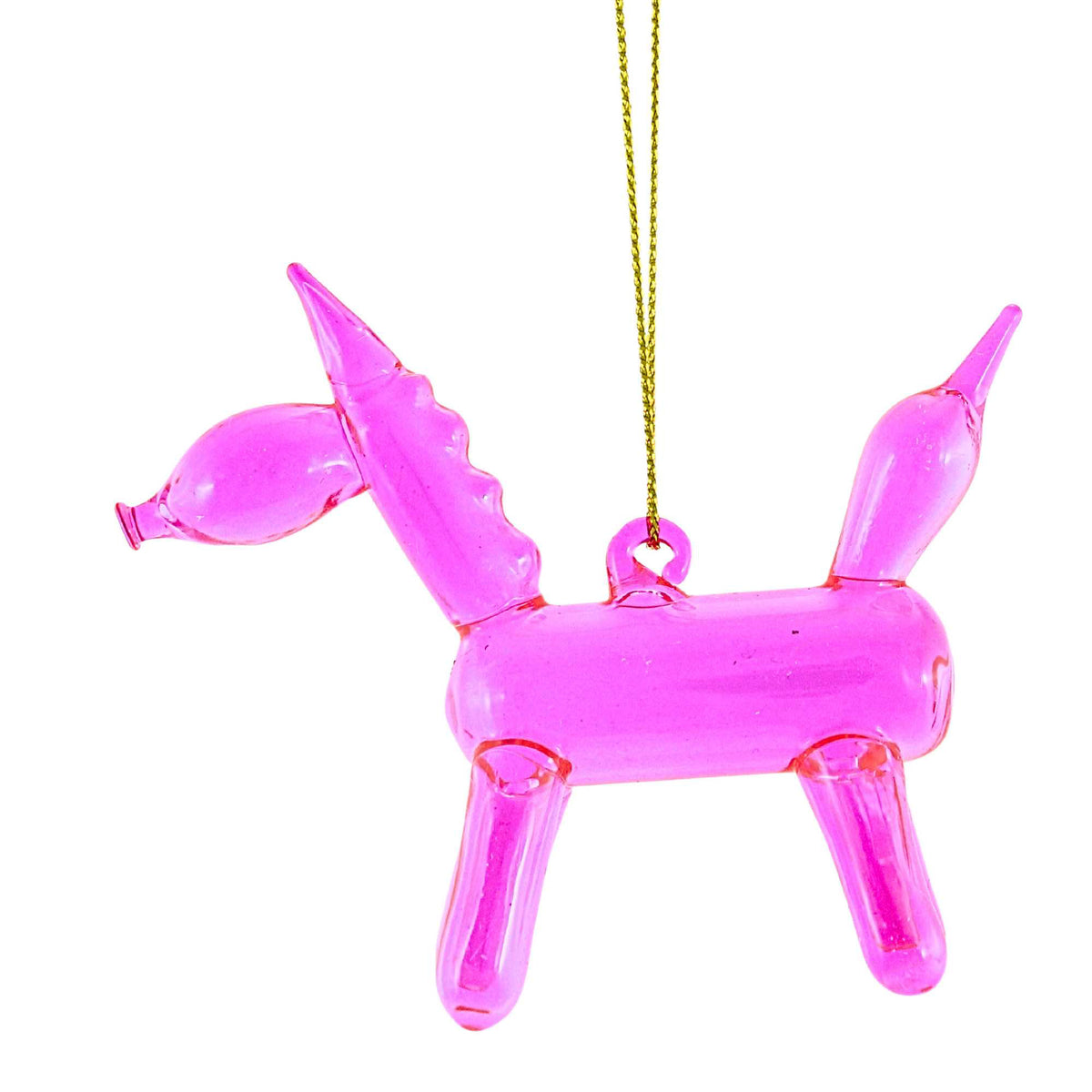 (63253) Pink Balloon Unicorn Ornament