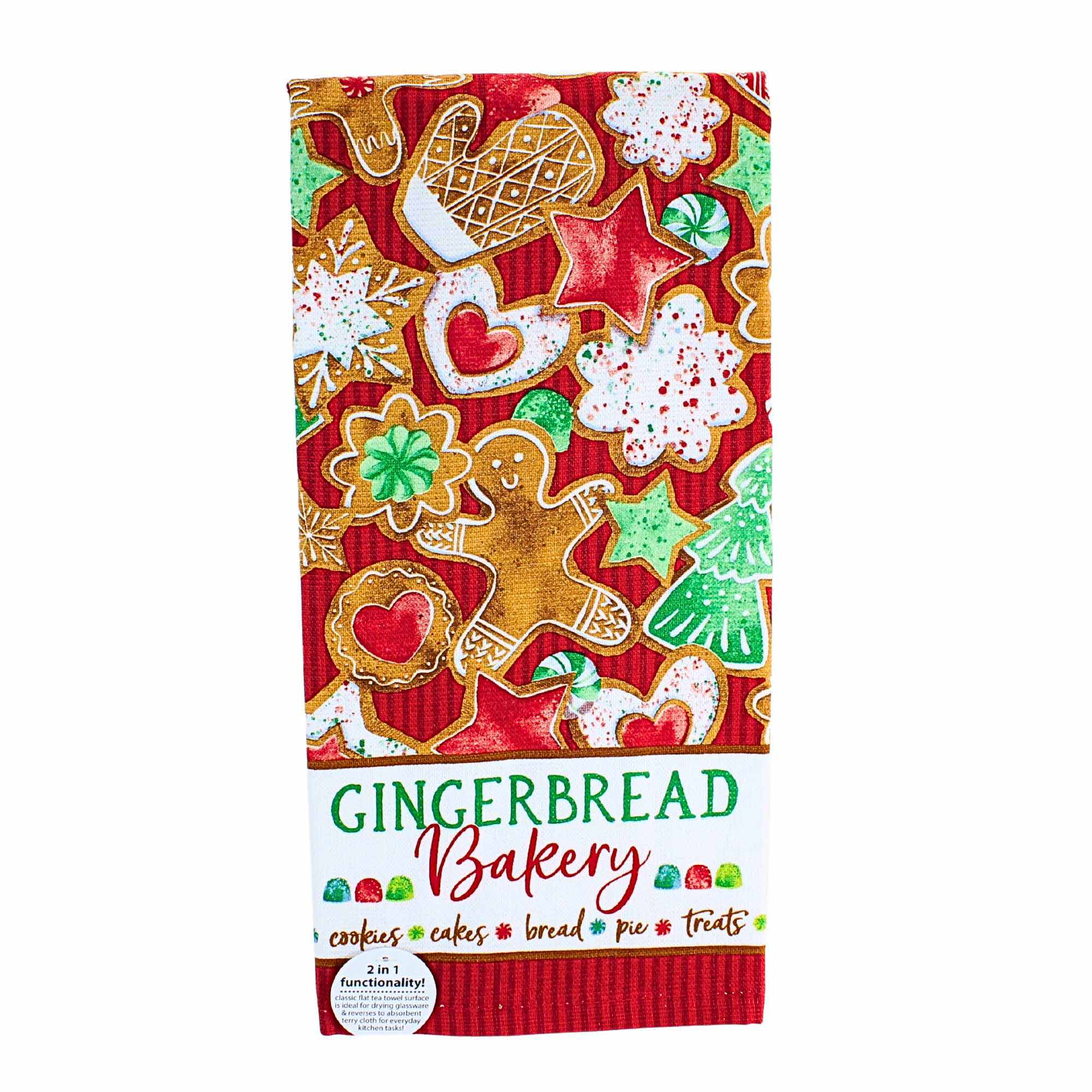 Kay Dee Designs Gingerbread Bakery Kitchen Towel - Thumbnail 3