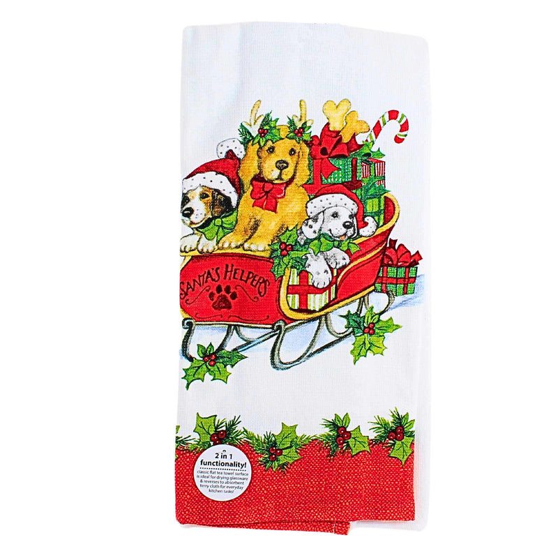 Kay Dee Designs Puppy Dog Christmas Kitchen Towel Set - - SBKGifts.com