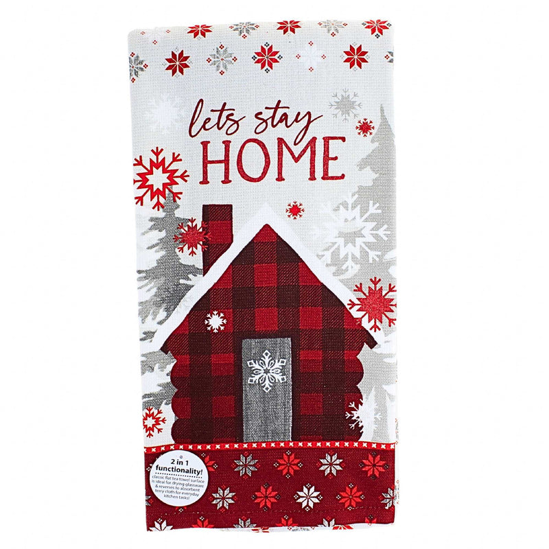 Kay Dee Designs Lets Stay Home For Christmas Kitchen Towel Set - - SBKGifts.com