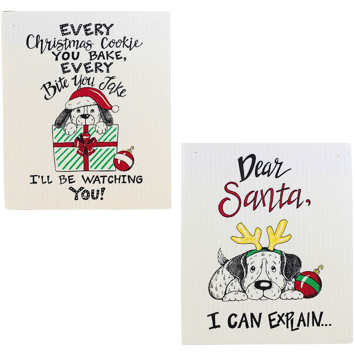 (63293) Dog....We Can Explain Swedish Cloth Set