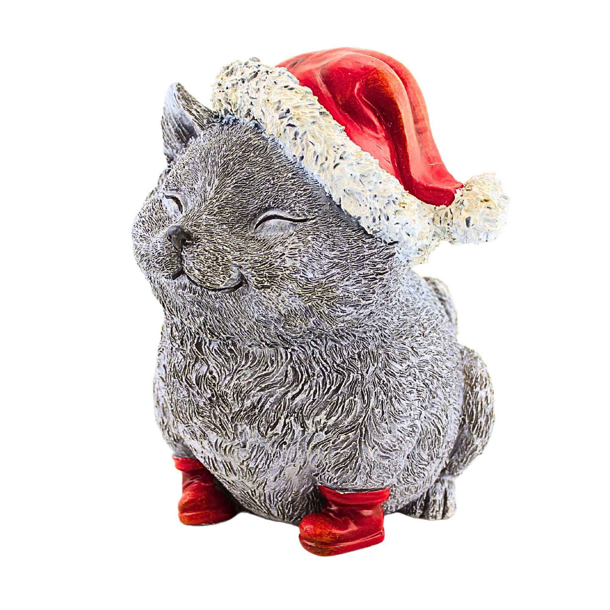 (63313) Pudgy Kitty W/Santa Hat