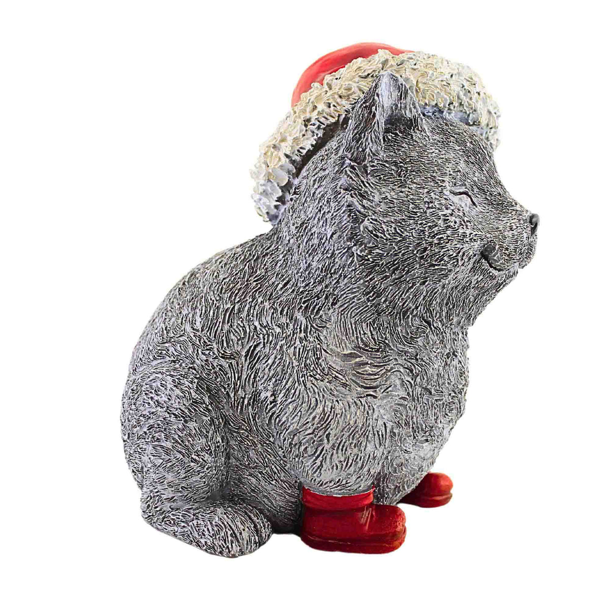 Roman Pudgy Kitty W/Santa Hat - - SBKGifts.com
