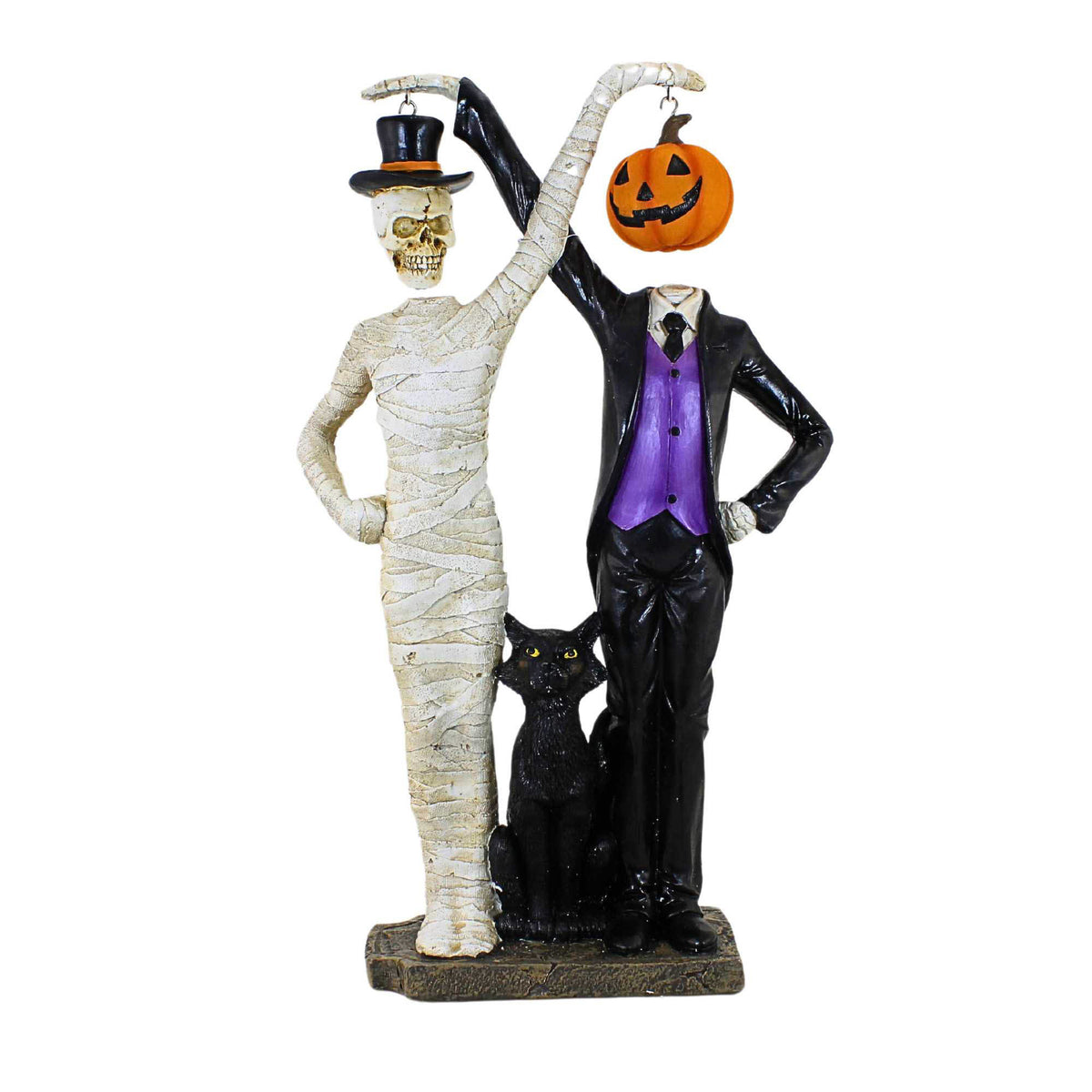 (63322) Skull & Pumpkin Hanging Head