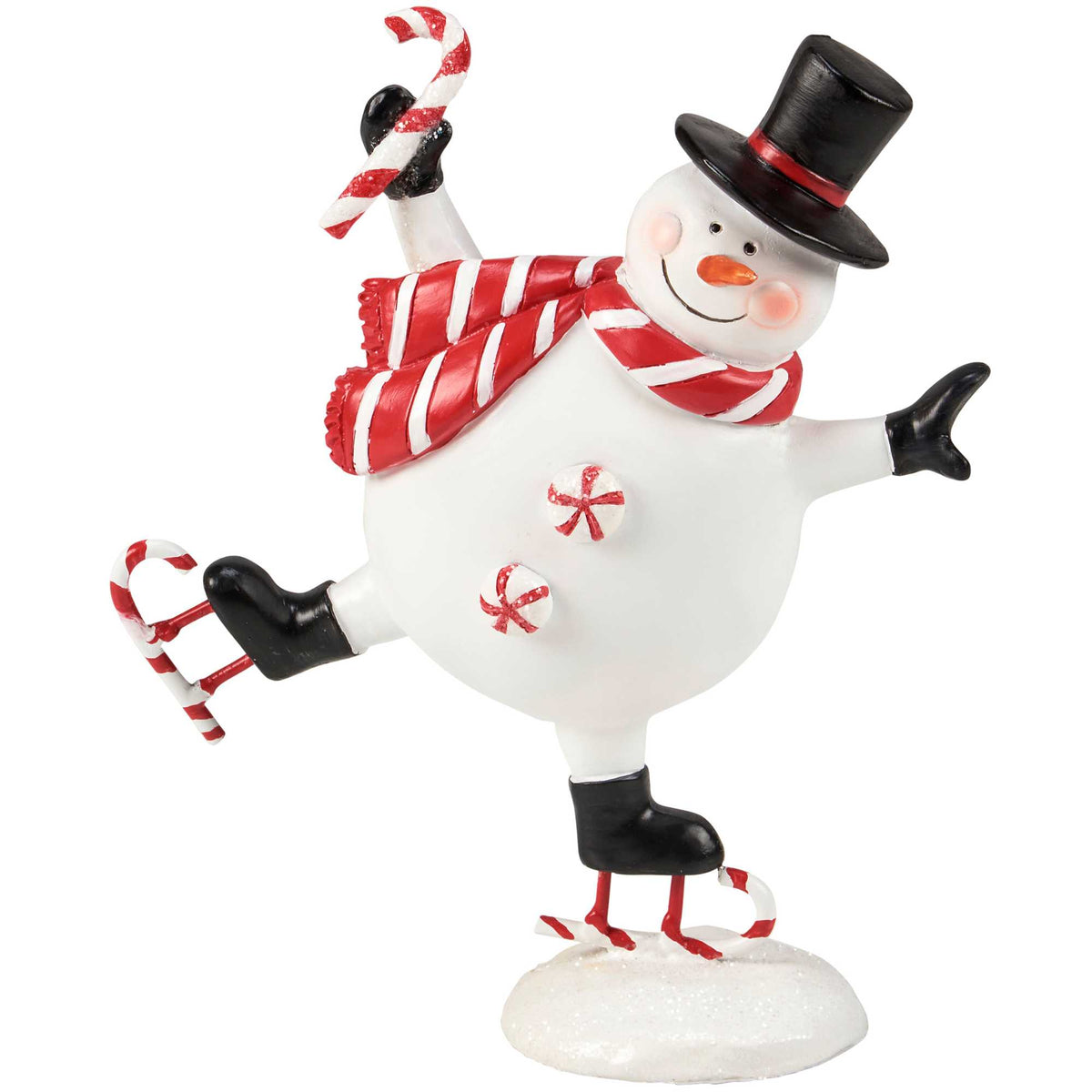 (63366) Skating Snowman Figurine