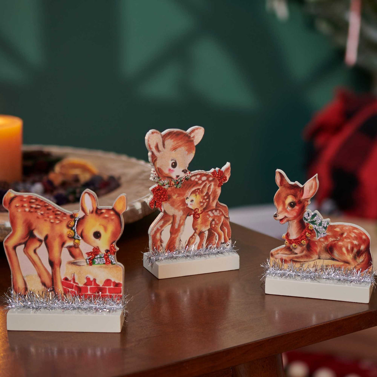 Primitives By Kathy Deer Stand Up Figurine Set - - SBKGifts.com