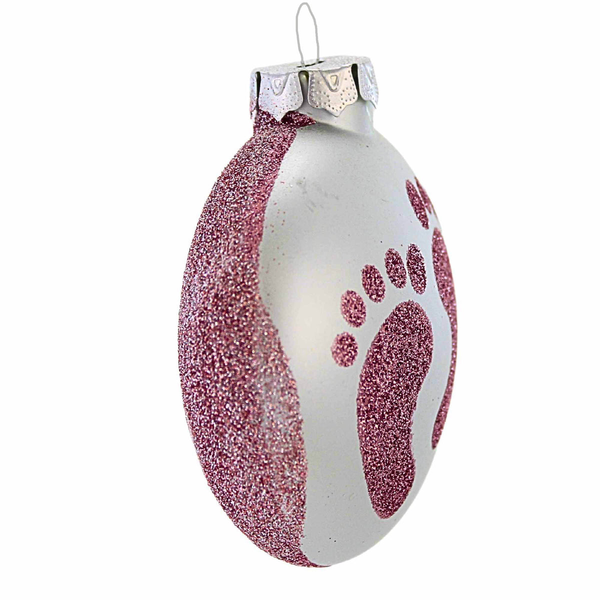 Craftoutlet.Com Baby Girl's Glittered Feet Ornament - - SBKGifts.com