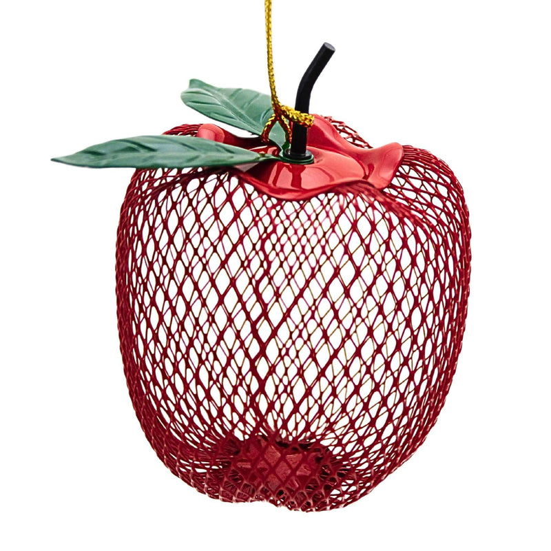 Craftoutlet.Com Mesh Wire Apple Ornament - - SBKGifts.com