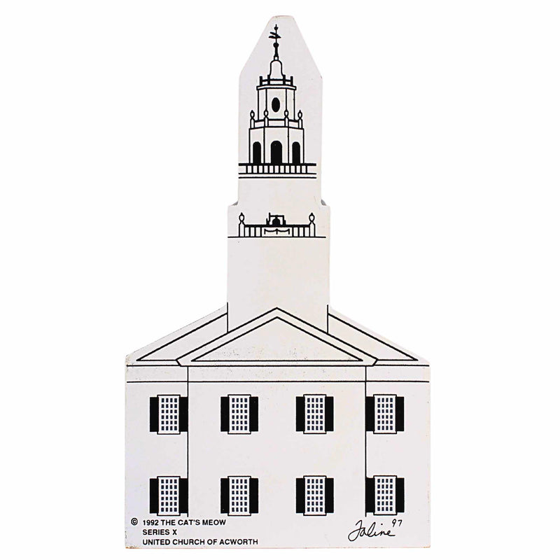Cat's Meow Village United Church Of Acworth - - SBKGifts.com