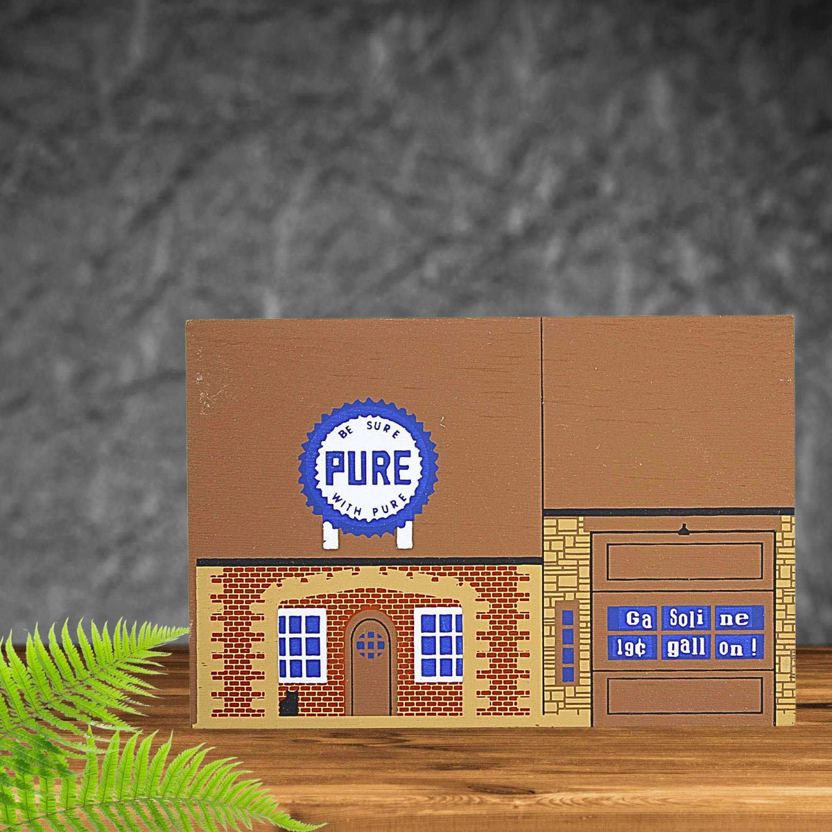Cat's Meow Village Pure Gas Station - - SBKGifts.com