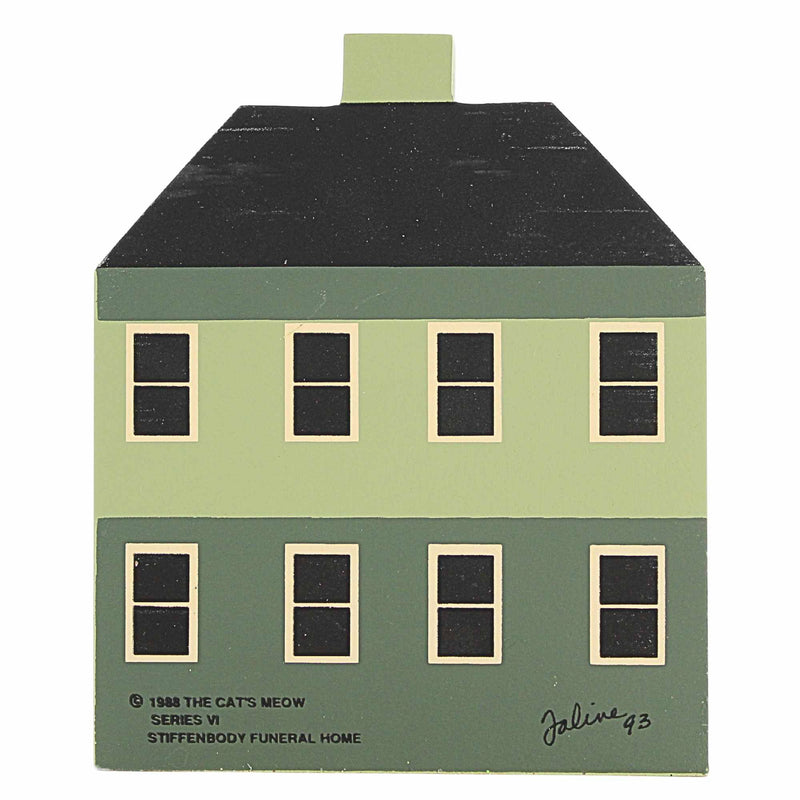 Cat's Meow Village Stiffenbody Funeral Home - - SBKGifts.com