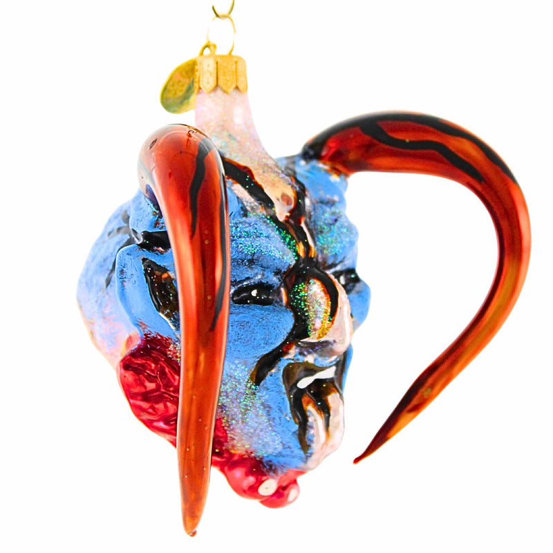 Morawski Blue Face Krampus - - SBKGifts.com