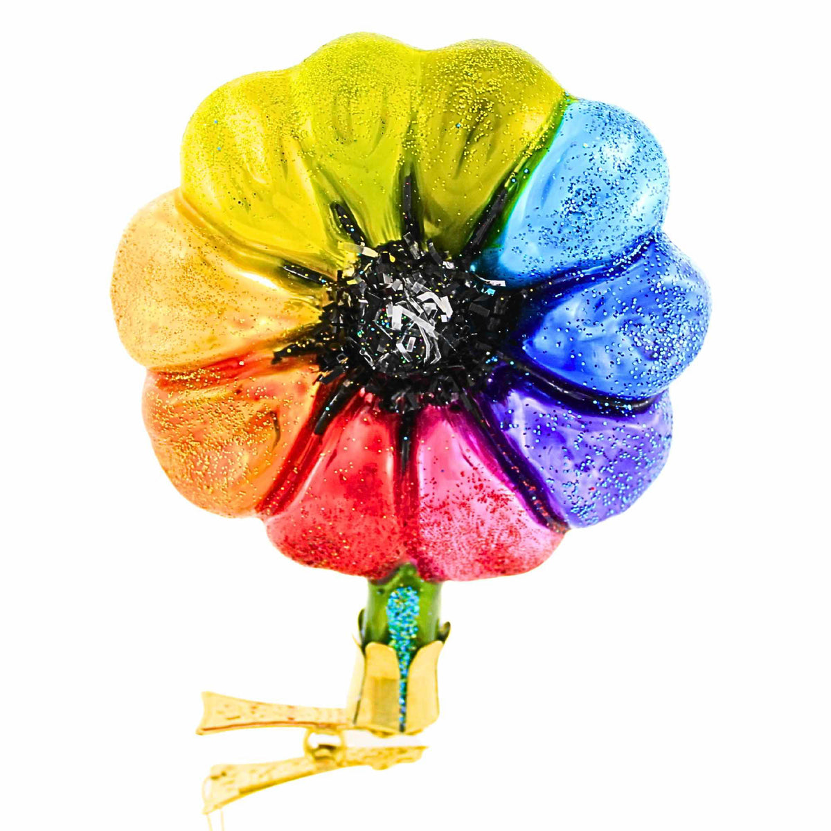 (63453) Rainbow Flower Clip-On