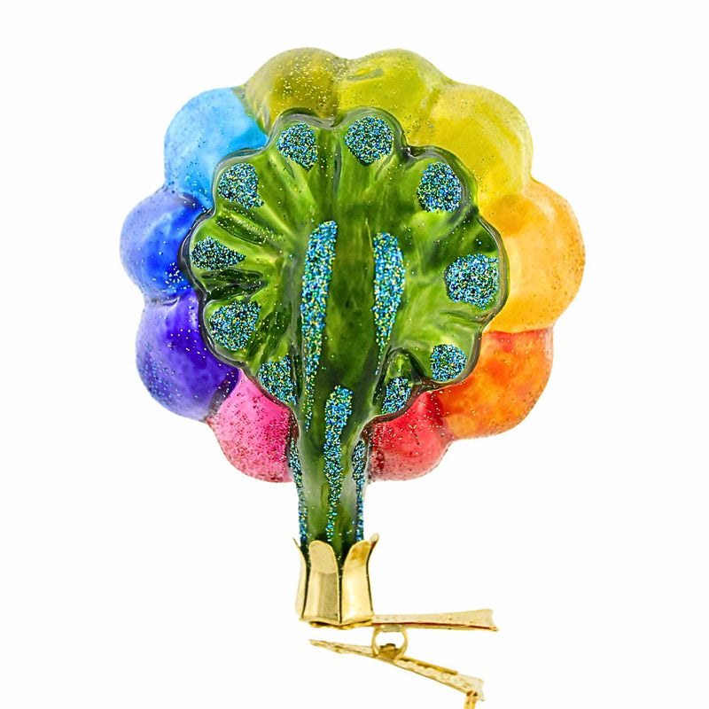 Morawski Rainbow Flower Clip-On - - SBKGifts.com