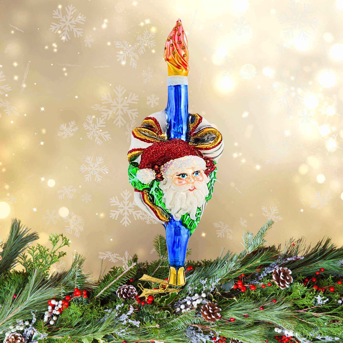 Morawski Giant Santa Candle - - SBKGifts.com